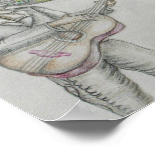 Mariachi-Sänger Poster (Ecke)