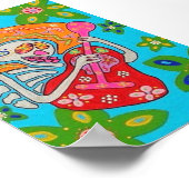 Mariachi Serenade Skeleton Poster (Ecke)