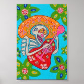 Mariachi Serenade Skeleton Poster (Vorne)