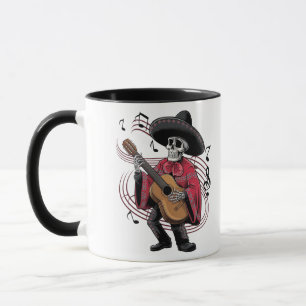 Mariachi Skeleton Groove 03 Tasse