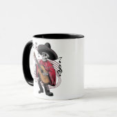 Mariachi Skeleton Groove 03 Tasse (Vorderseite Links)