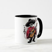 Mariachi Skeleton Groove 03 Tasse (VorderseiteRechts)