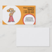 Mariachi-Trompeters-Spaß-Visitenkarten Visitenkarte (Vorne/Hinten)