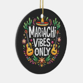 Mariachi Vibes Only Mexico Saxophone Music Lovers Keramik Ornament (Rechts)