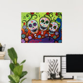MARIACHIS TAG DES TOTEN POSTER (Heimbüro)