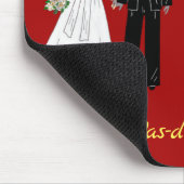 Mariage en Pas-de-Calais, Frankreich Mousepad (Ecke)