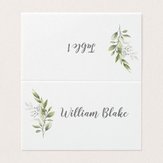 Mariage thème Eucalyptus, Champêtre (Außenseite Aufgefaltet)