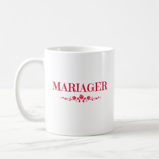 MARIAGER Dänemark Rose Kaffeetasse (Links)