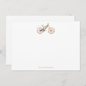 Mariah Bike Personalisierte Note Card Dankeskarte (Vorne/Hinten)