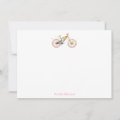 Mariah Bike Personalisierte Note Card Dankeskarte (Vorderseite)
