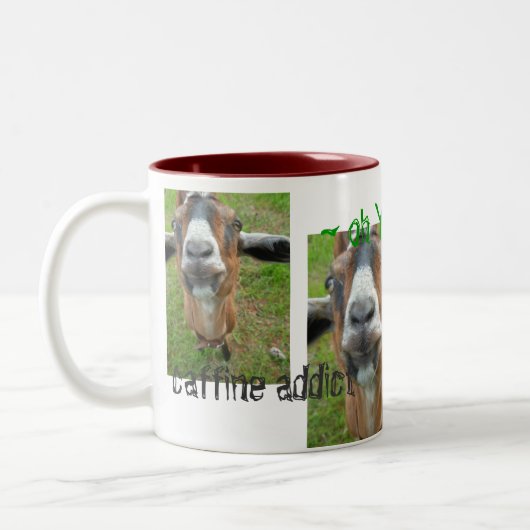 Mariah die Ziege - frische Tasse mit (Links)