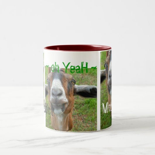 Mariah die Ziege - frische Tasse mit (Mittel)