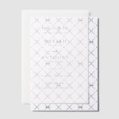 Mariah Minimal Elegant Wedding Save the Date Pergament Einladungen (Versetzt (Einladung))