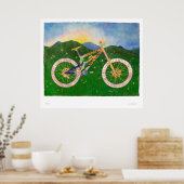 Mariah Mountain Bike Print Poster (Küche)