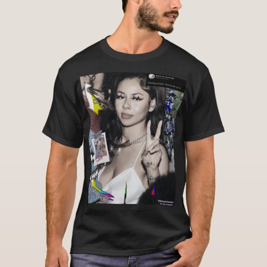 Mariah the Scientist Collage Poster girl T-Shirt (Vorderseite)