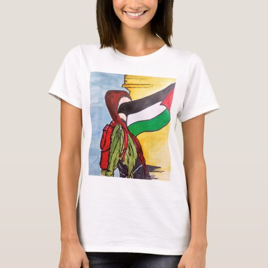 Mariam Afünfi Palästina T-Shirt (Vorderseite)