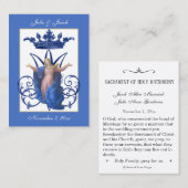 Marian Katholic Gastgeschenk Hochzeit Holy Card Visitenkarte (Vorne/Hinten)