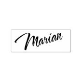 Marian name cursive dekorative Skript-Schriftart Gummistempel (Prägung)