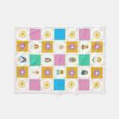 Marian niedliches Heilig-Steppdecken-Quadrat Fleecedecke (Vorderseite (Horizontal))