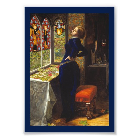 Mariana am Fenster Fotodruck (Vorne)