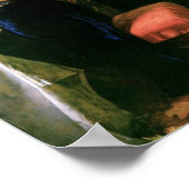 Mariana am Fenster Poster (Ecke)