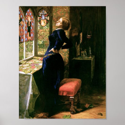 Mariana am Fenster Poster (Vorne)