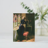 Mariana am Fenster Postkarte (Stehend Vorderseite)