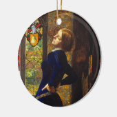 Mariana, c 1851 von Sir John Everett Millais Keramik Ornament (Links)