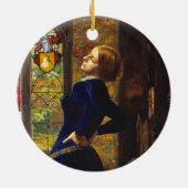 Mariana, c 1851 von Sir John Everett Millais Keramik Ornament (Hinten)