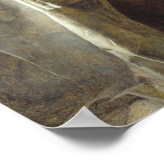 Mariana, c 1851 von Sir John Everett Millais Poster (Ecke)