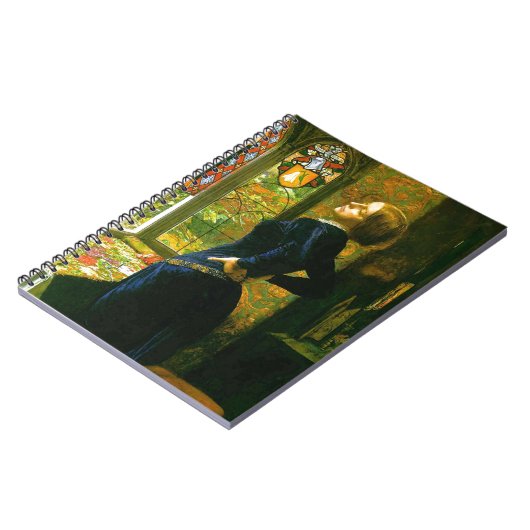 Mariana durch Millais Notizbuch Notizblock (Linke Seite)