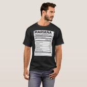 Mariana Ernährungs-Information Problem lösen T-Shirt (Vorne ganz)
