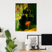 Mariana im geschotteten Grange Poster (Heimbüro)