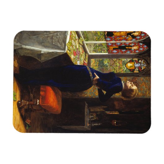 Mariana im moated Grange John Everett Millais Magnet (Horizontal)