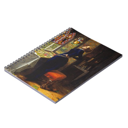 Mariana im moated Grange John Everett Millais Notizblock (Linke Seite)