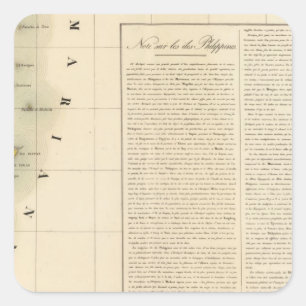 Mariana Island Ozeanien keine 5 Quadratischer Aufkleber