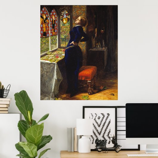 Mariana - John Everett Millais Poster (Heimbüro)