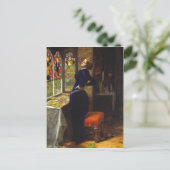 Mariana - John Everett Millais Postkarte (Stehend Vorderseite)