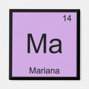 Mariana Name Chemie Element Periodensystem Magnet