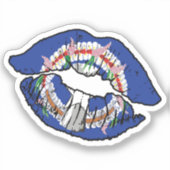 Marianan Lipstick-Liebe Aufkleber (Vorderseite)