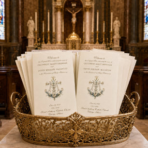 Marianisches Monogramm Traditionelles lateinisches