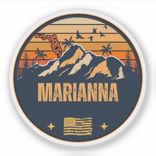 Marianna, Florida Aufkleber (Vorderseite)