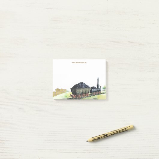 Marianna, Pa Coal Mine Post-it Klebezettel (Auf Schreibtisch)