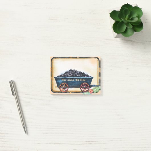 Marianna Pa Coal Miner Note Pad Post-it Klebezettel (Büro)