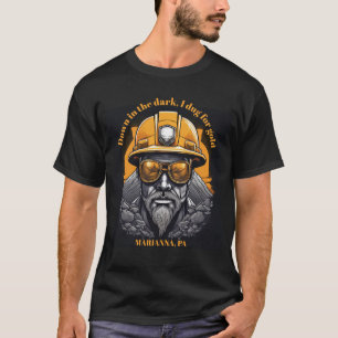 MARIANNA PENNSYLVANIA Vintage Retro Kohlebergmann T-Shirt