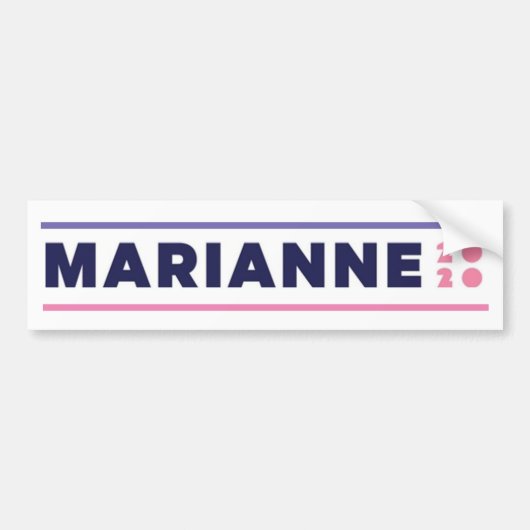 Marianne 2020 autoaufkleber (Vorne)