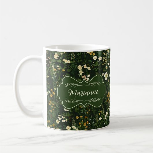 Marianne Dark Daisy Floral Kaffeetasse (Links)