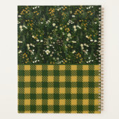 Marianne Dark Daisy Floral Kariert Planer (Rückseite)