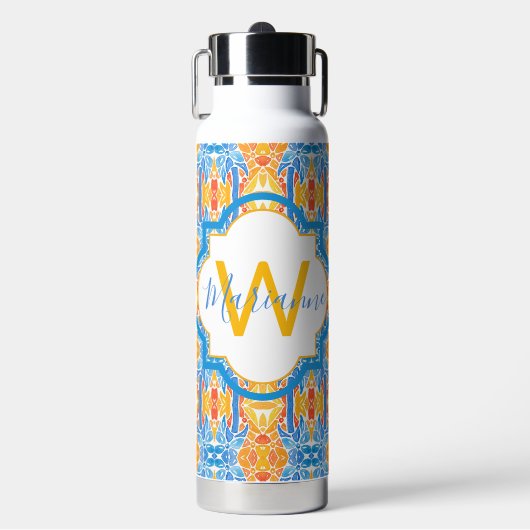 Marianne Mosaic Water Bottle Trinkflasche (Vorderseite)