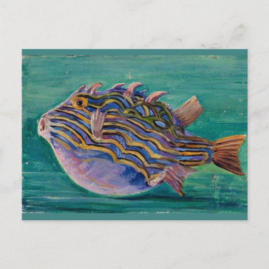 Marianne North - Exotic Fish Postkarte (Vorderseite)